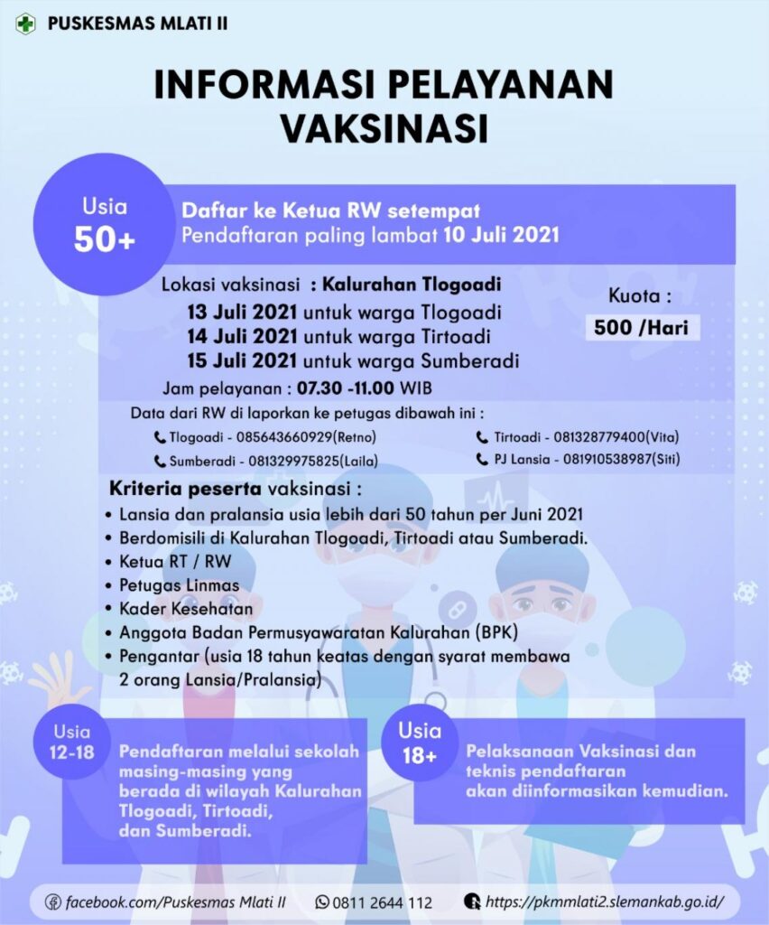 Sosialisasi Pelayanan Vaksinasi Covid-19 Kepada RW