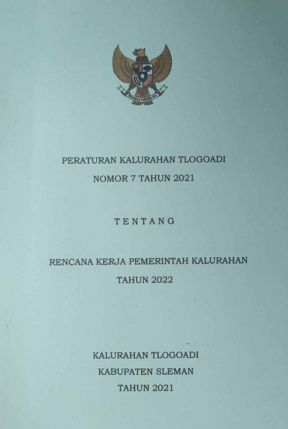 Perkal No 7 Tahun 2021