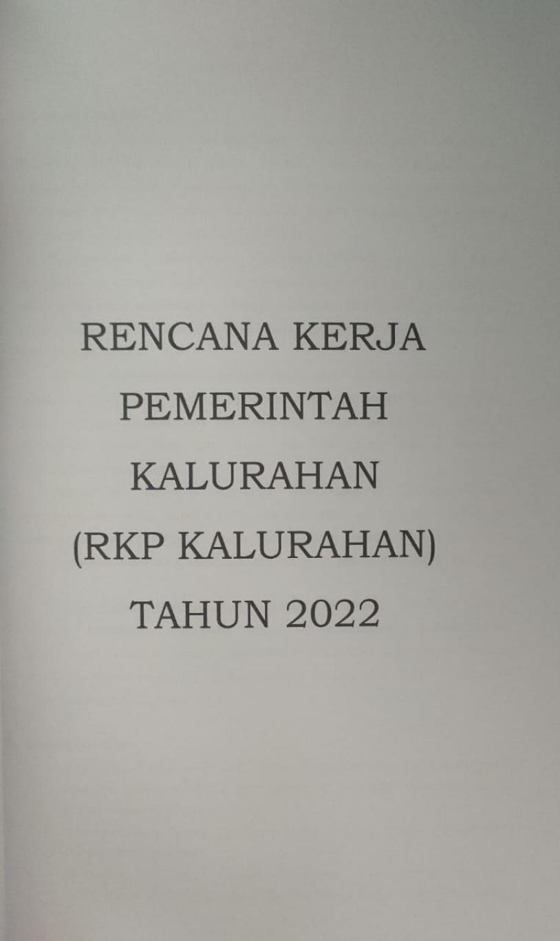 RKPKal Tlogoadi Tahun 2022
