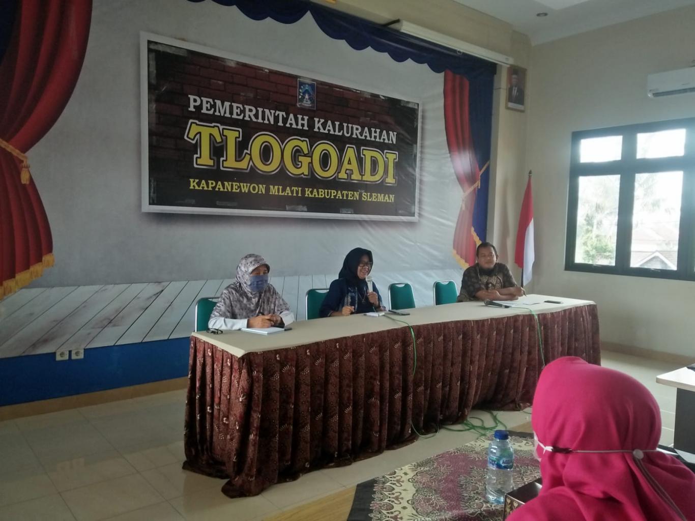 Sosialisasi Pembangunan SPALD-S Skala Individu di Kalurahan Tlogoadi dan Tirtoadi
