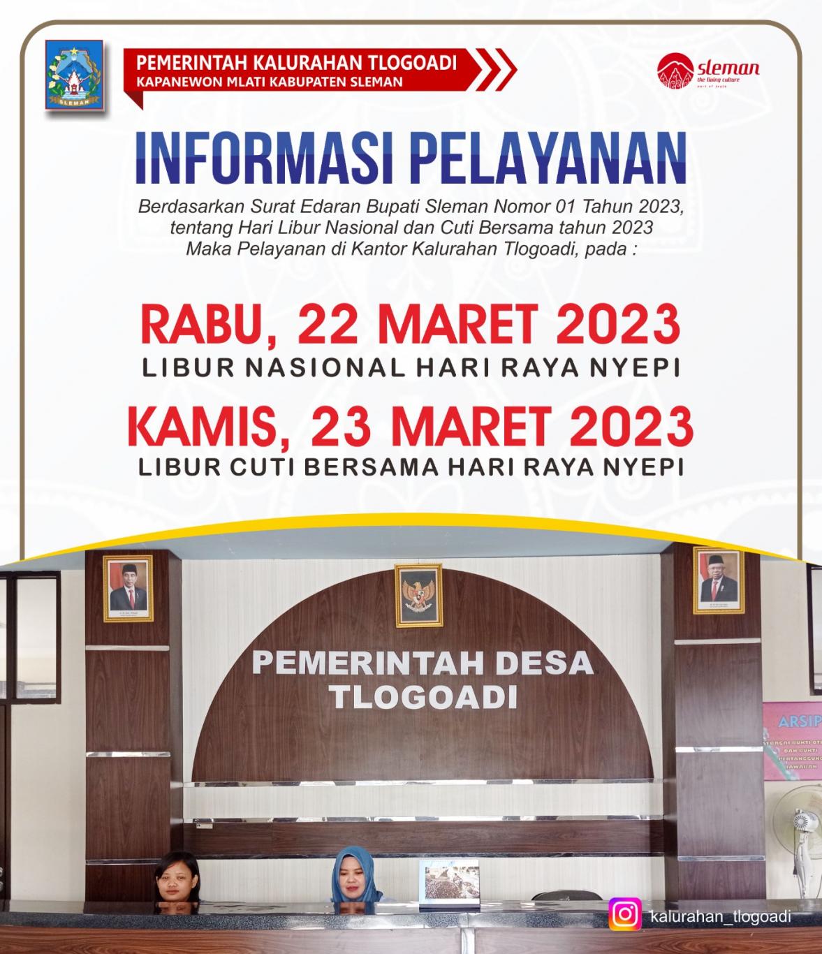 Hari Libur Nasional dan Cuti Bersama tahun 2023