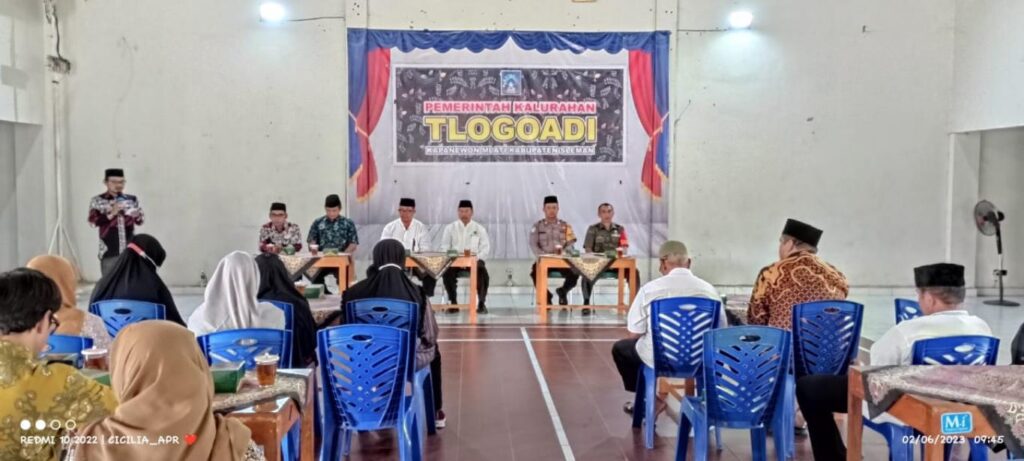 Silaturahmi Pemerintah Kalurahan Tlogoadi dengan Calon Jamaah Haji tahun 2023