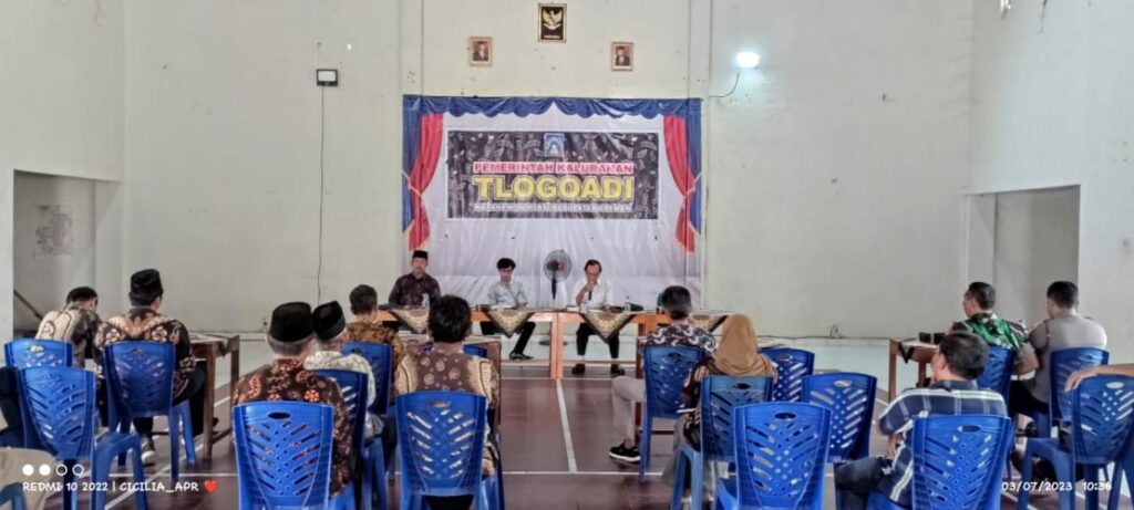 Rapat Koordinasi Pelaksanaan Kirab Budaya Kalurahan Tlogoadi Tahun 2023