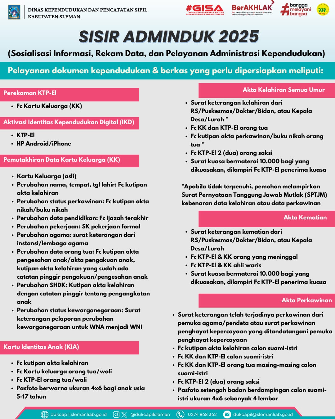 SISIR ADMINDUK 2025