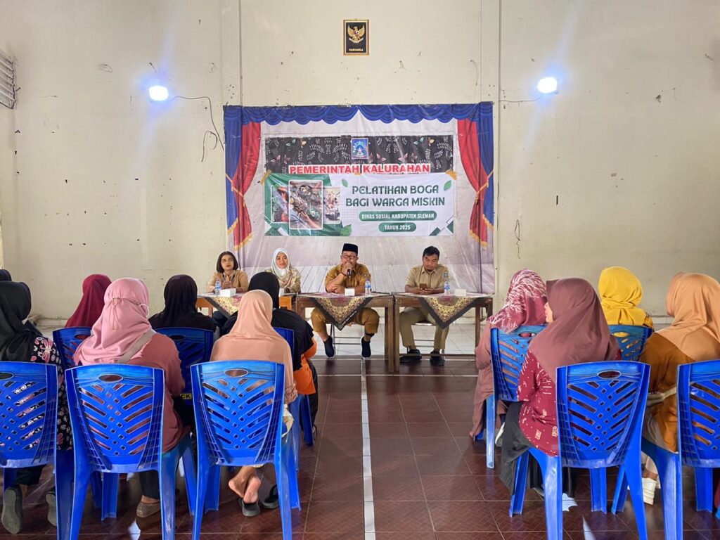 Pelatihan Boga dari Dinas Sosial Kabupaten Sleman