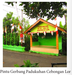 Padukuhan Cebongan : Berasal dari Nama Kyai Cebong